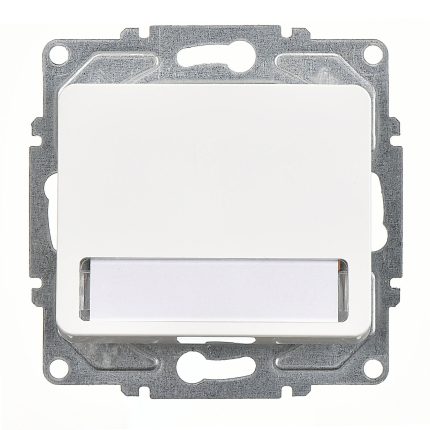 Günsan Fantasy Beyaz Fantasy Işıklı Etiketli Zil Butonu Mekanizma 12V