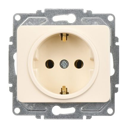 Günsan Fantasy Krem Topraklı Priz Mekanizma