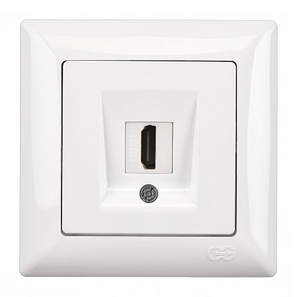 Günsan Visage Beyaz HDMI Prizi