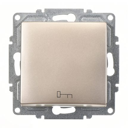 Günsan Visage Metalik Bej Klipsli Kapı Otomatiği - 10AX 250V