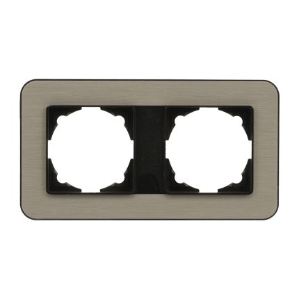 Günsan Radius Metalik Siyah & Bronze İkili Çerçeve