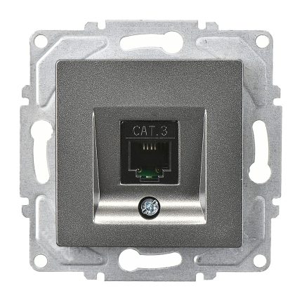 Günsan Eqona Füme Nümeris Telefon Prizi (Cat3)