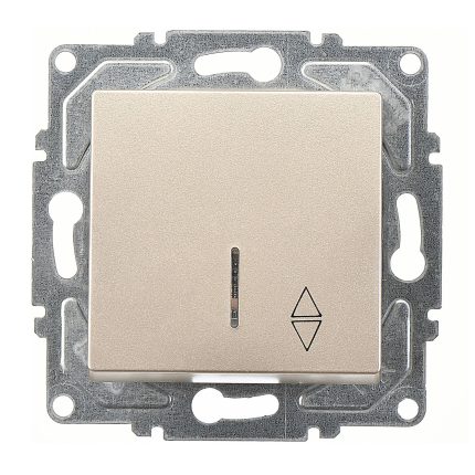 Günsan Eqona Metalik Bej Vidalı Eqona Işıklı Vavien Anahtar