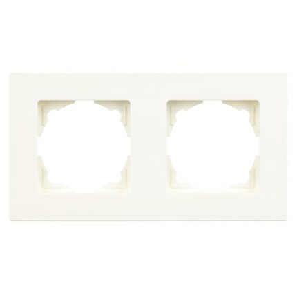 Günsan Eqona Fildişi Beyazı İkili Çerçeve