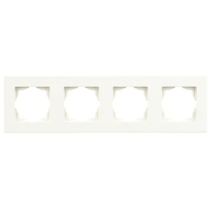 Günsan Eqona Fildişi Beyazı Dörtlü Çerçeve