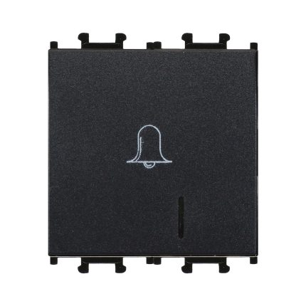 Günsan Domino Siyah Işıklı Zil Butonu Geniş -2M