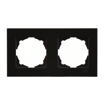 Günsan Eqona Metalik Siyah İkili Çerçeve