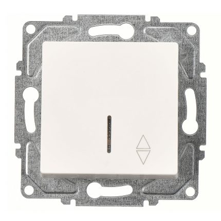 Günsan Eqona Fildişi Beyazı Klipsli Işıklı Vavien Anahtar