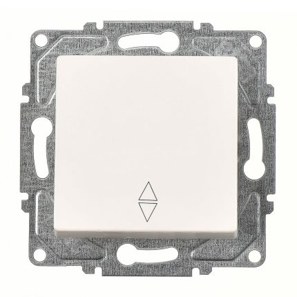 Günsan Eqona Fildişi Beyazı Klipsli Vavien Anahtar - 10AX 250V