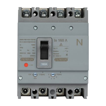 Günsan Valta Kompakt Şalter Ayar Sahalı 4P 400A 40℃ Dört Kutuplu