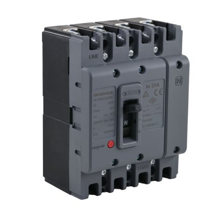 Günsan Valta Kompakt Şalter4P 25kA Sabit 25A Dört Kutuplu