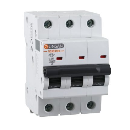 Günsan Valta Otomatik Sigorta 10kA B Tip 3P 25A