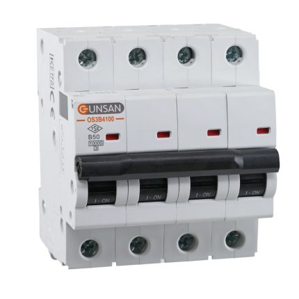 Günsan Valta Otomatik Sigorta 10kA B Tip 4P 50A