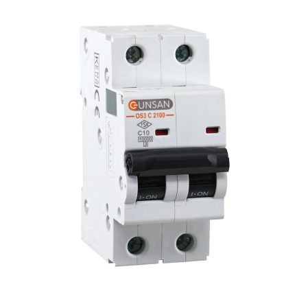 Günsan Valta Otomatik Sigorta 10kA C Tip 2P 10A
