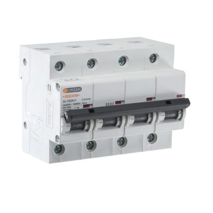 Günsan Valta Otomatik Sigorta 4P 10kA C Tip 100A Dört Kutuplu