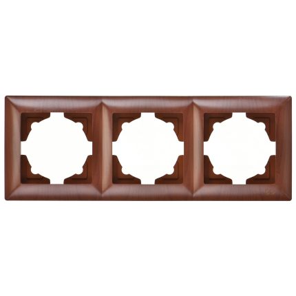 Günsan Visage Ceviz Üçlü Çerçeve