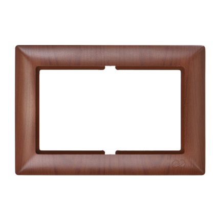 Günsan Visage Ceviz İkili Priz Çerçeve